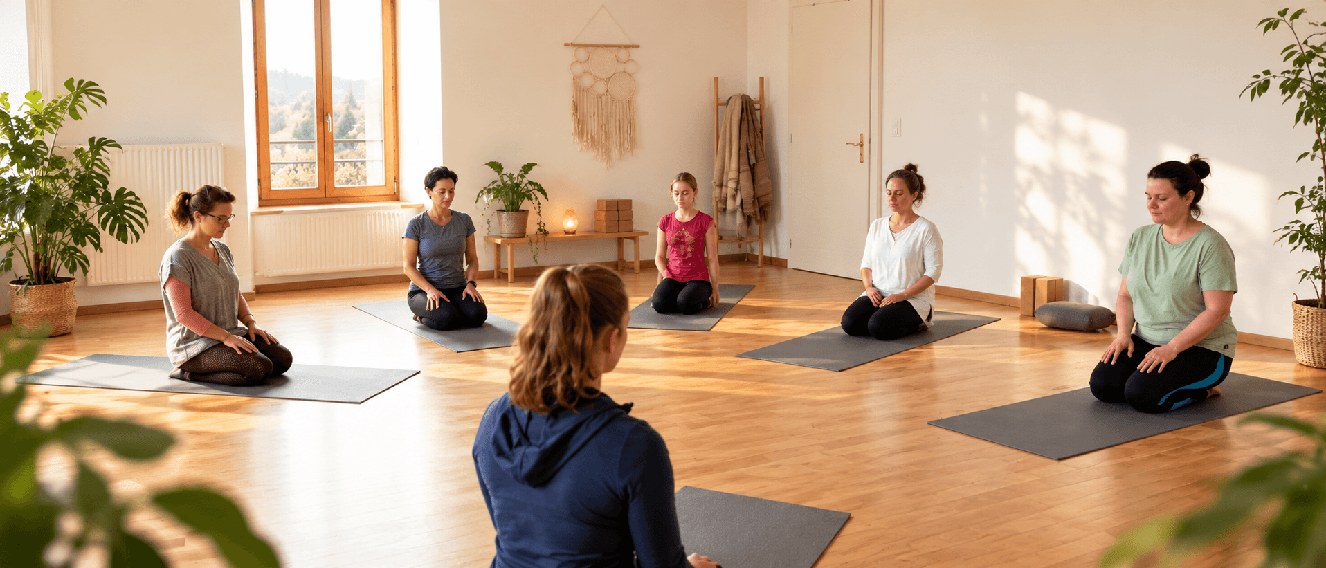 Cours de yoga, Pilates et MUNZ FLOOR au studio Yeda Yoga à Monthey